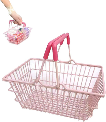 Mini rosa einkaufskorb für - mini-rosa-einkaufskorb,