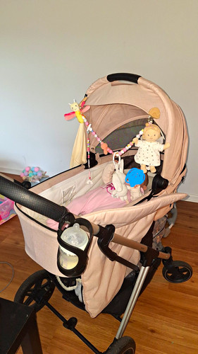 Kombikinderwagen rosa mit - kombikinderwagen, rosa,mit