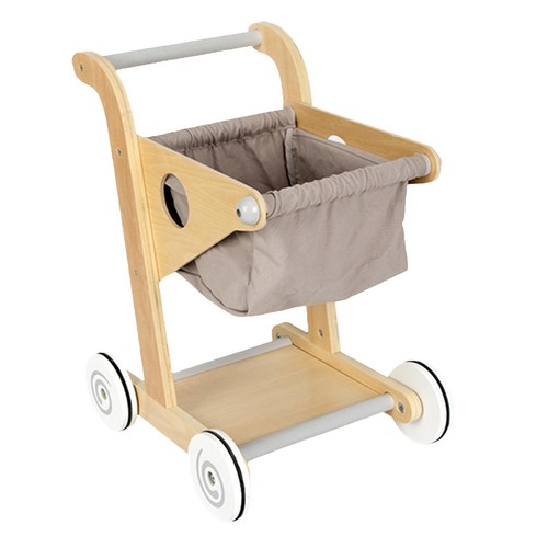 Holz einkaufswagen vorschule - holz,